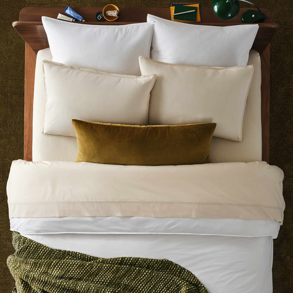 Washed Classic Percale Duvet Set Bundle
