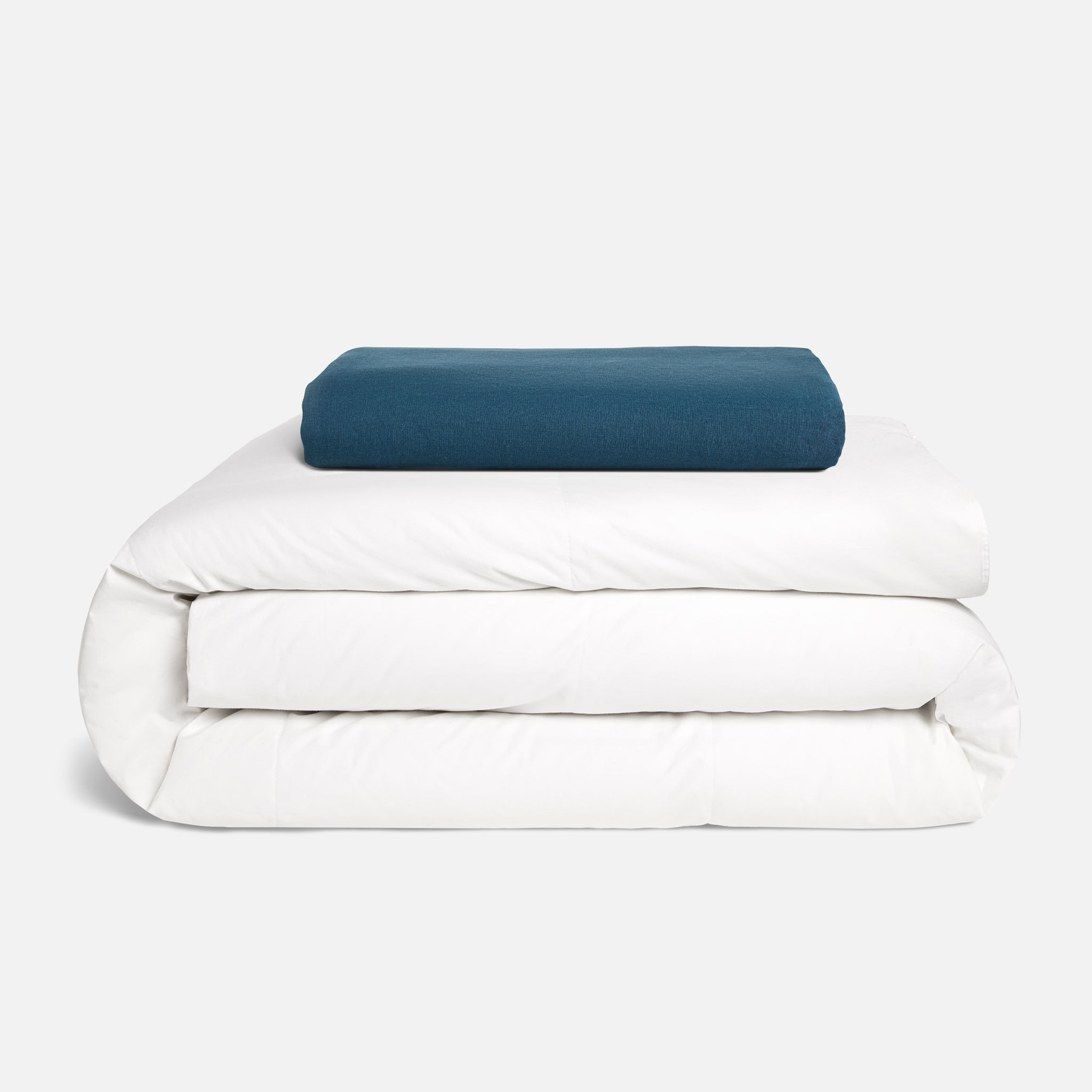 Washed European Linen Duvet Set Bundle