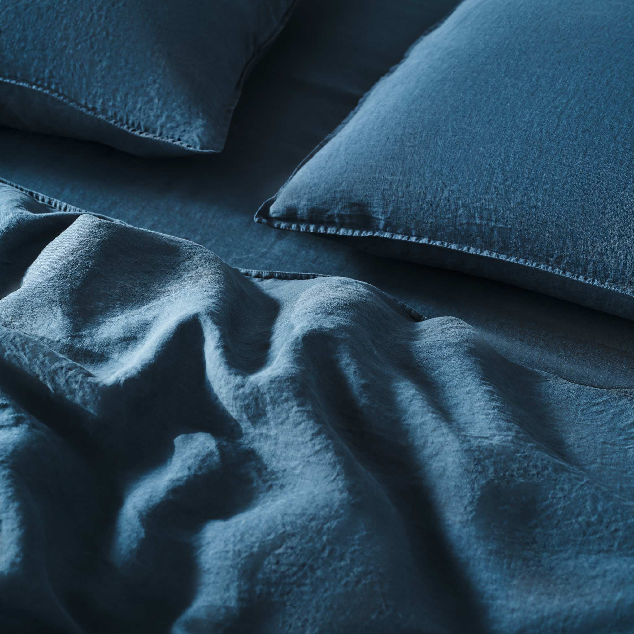 Washed European Linen Duvet Set Bundle