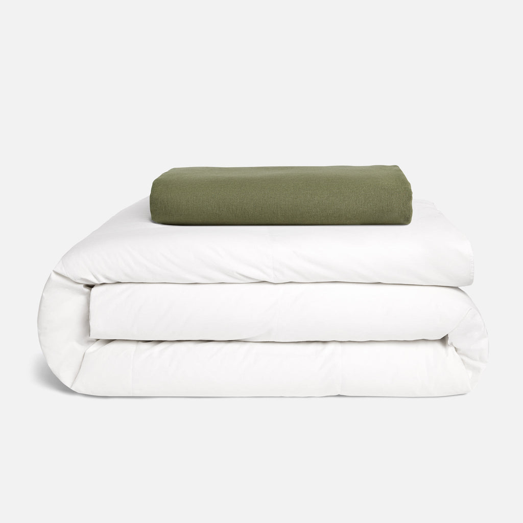 Washed European Linen Duvet Set Bundle