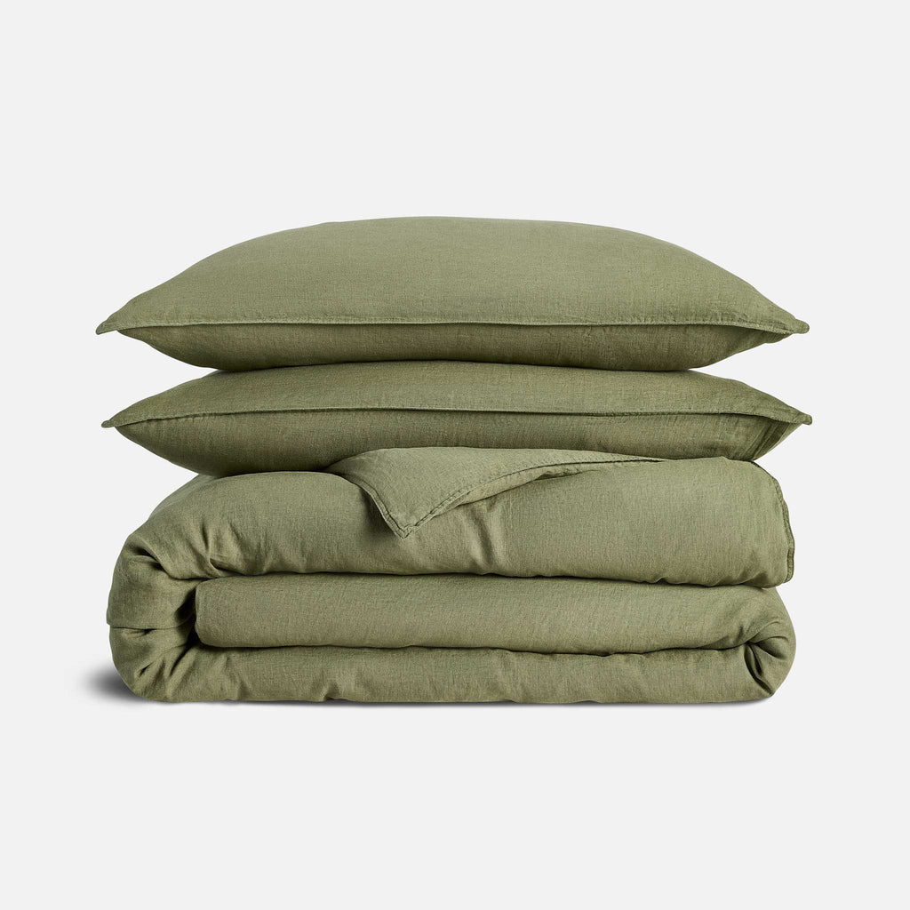 Washed European Linen Duvet Set
