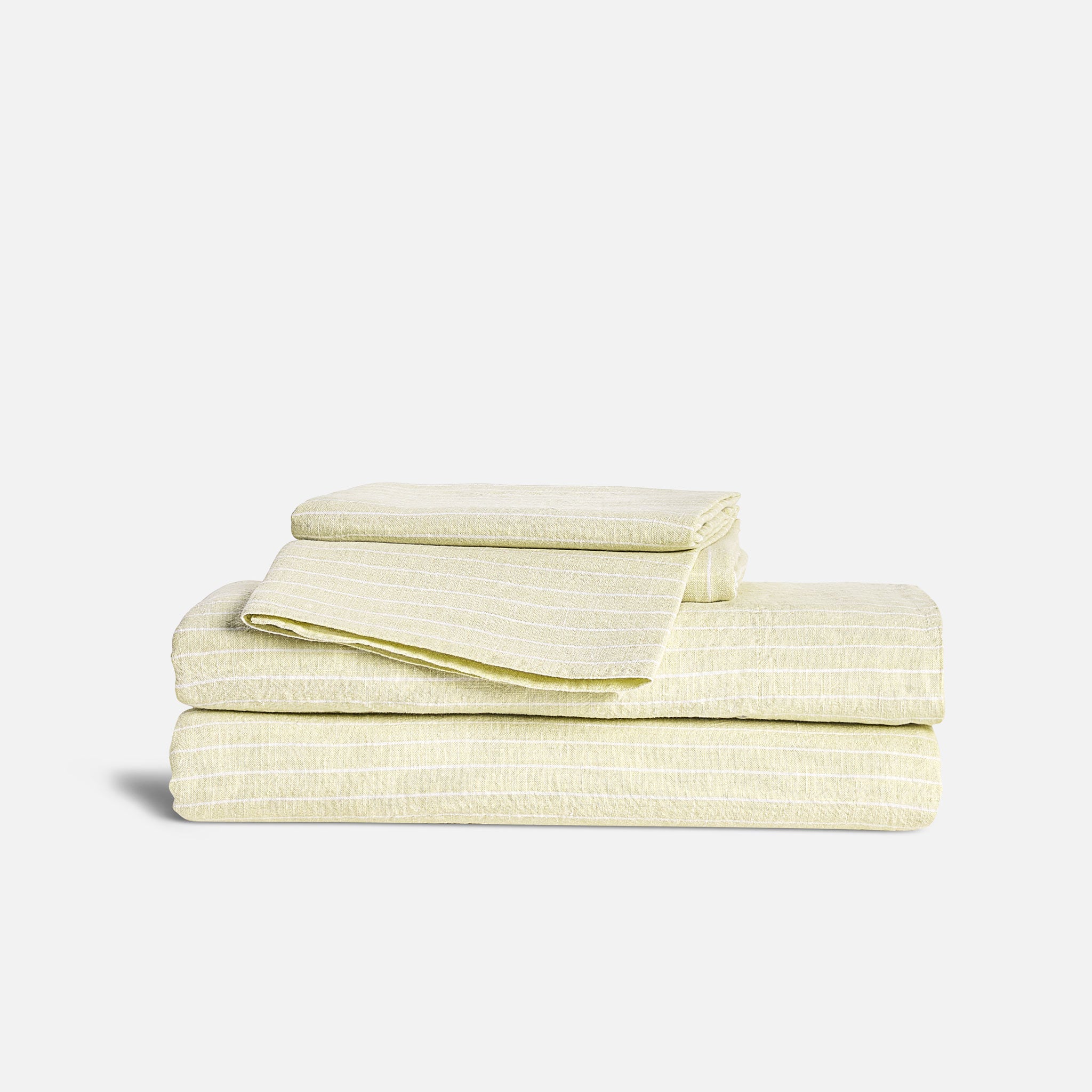 Set of 2 Washed European Linen Core Sheet Set Bundle