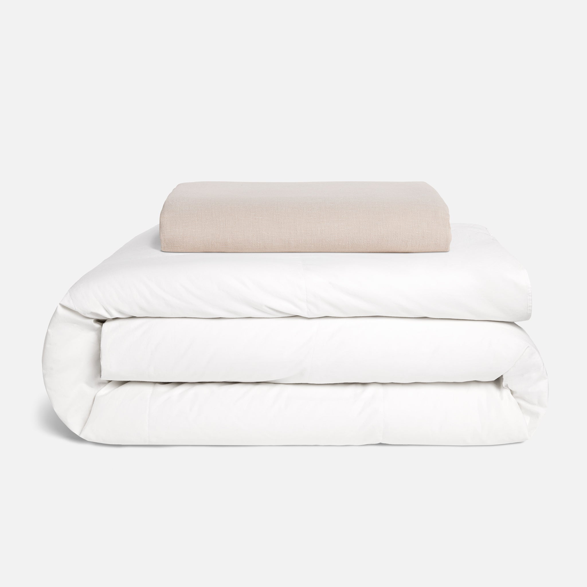 Washed European Linen Duvet Set Bundle