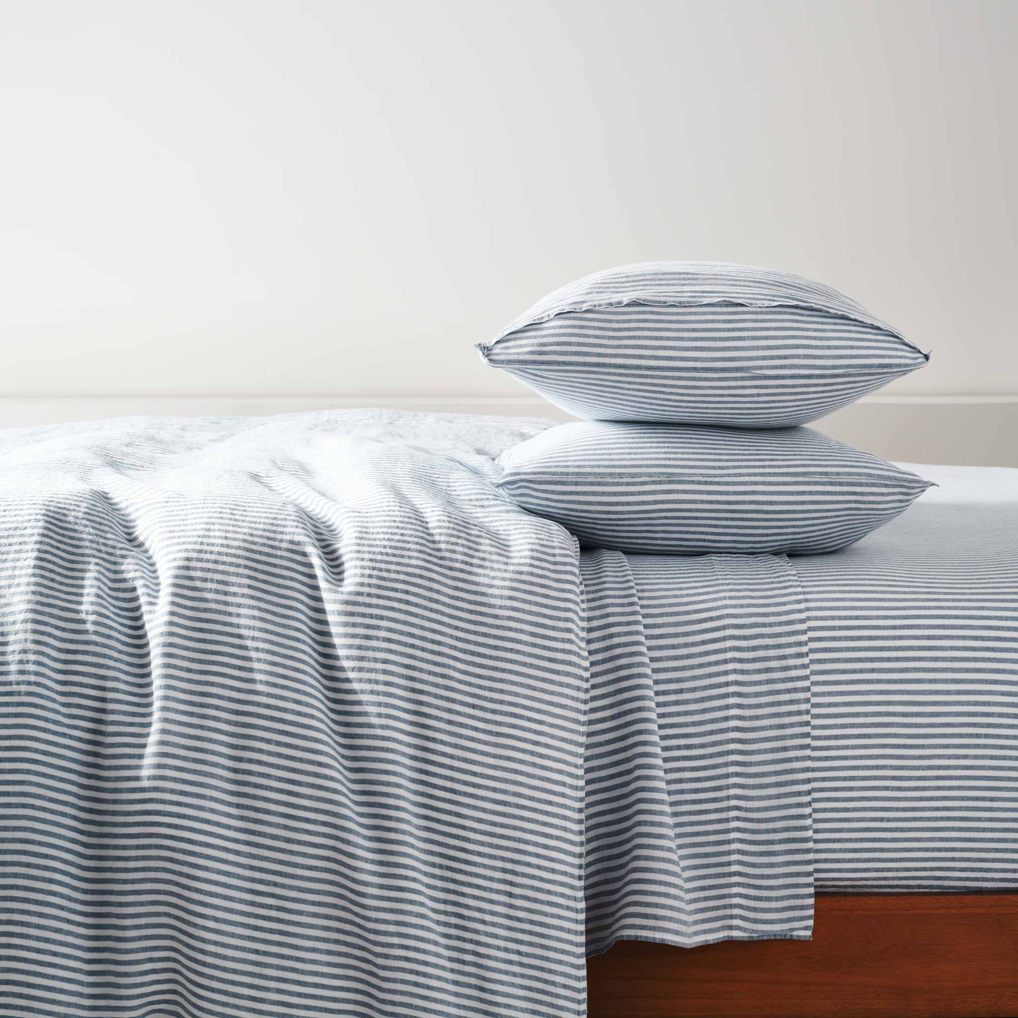 Washed European Linen Duvet Set Bundle