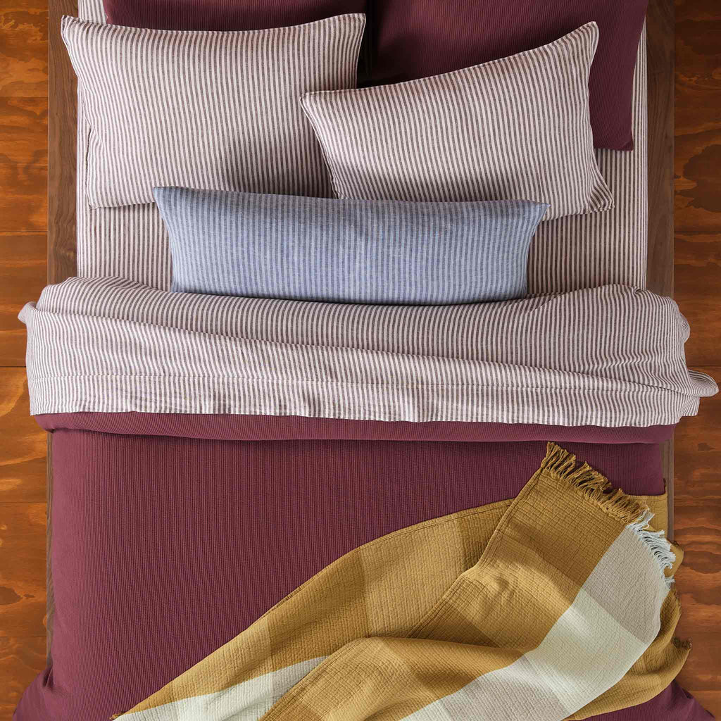 Set of 2 Washed European Linen Core Sheet Set Bundle