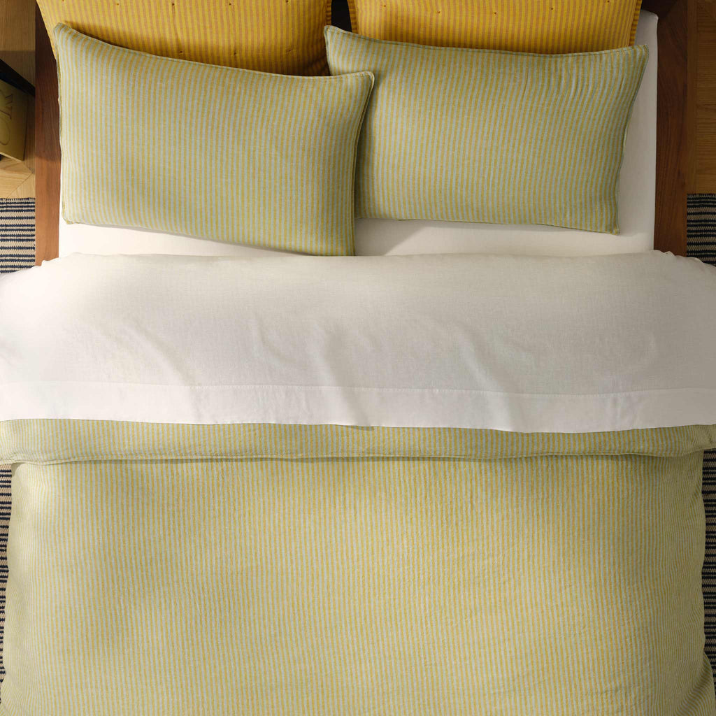 Washed European Linen Duvet Set Bundle