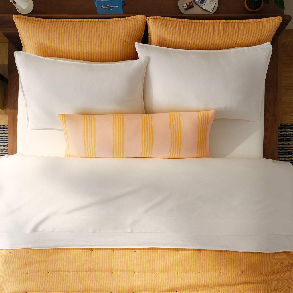 Washed European Linen Quilt Set