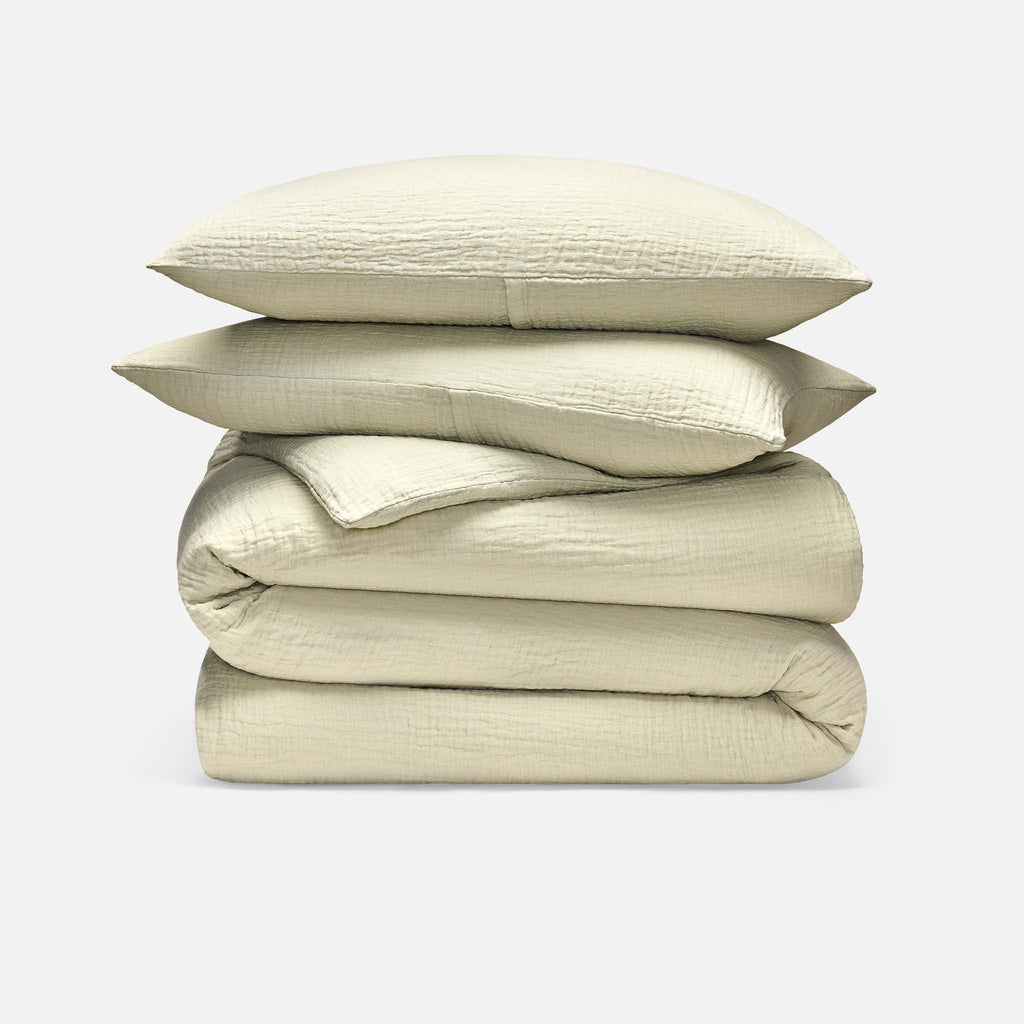 Breezeweave Crinkle Cotton Duvet Set