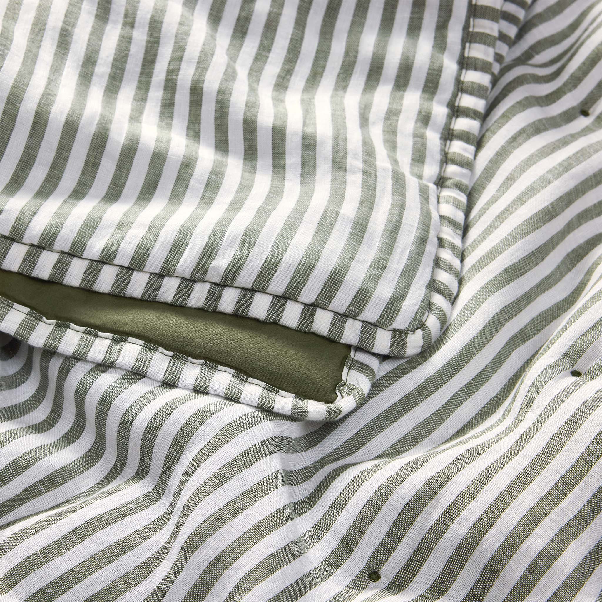 Washed European Linen Quilt Set