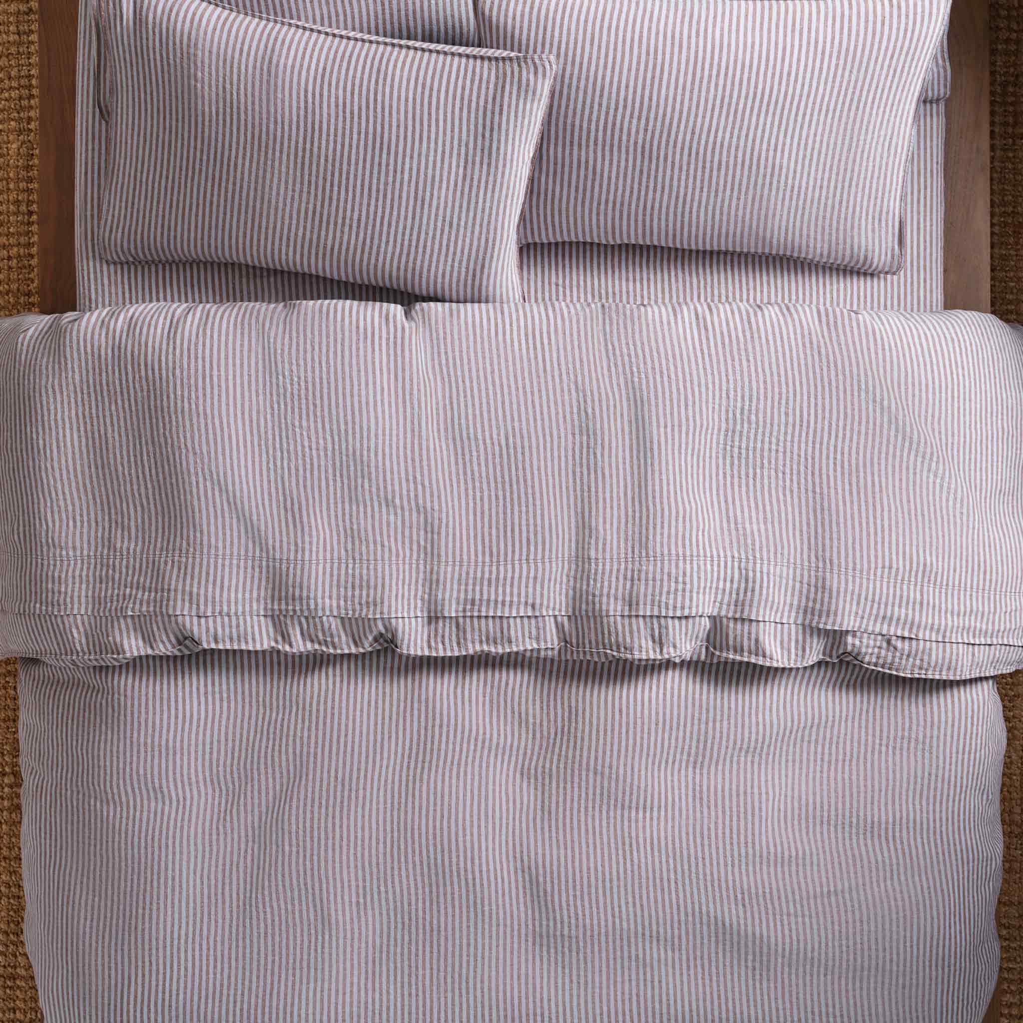 Washed European Linen Duvet Set Bundle