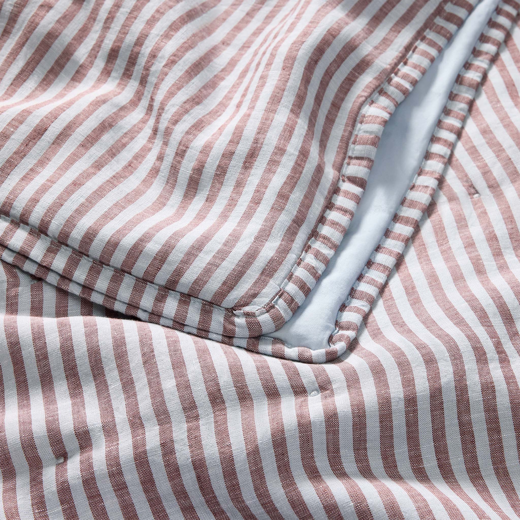 Washed European Linen Quilt Set