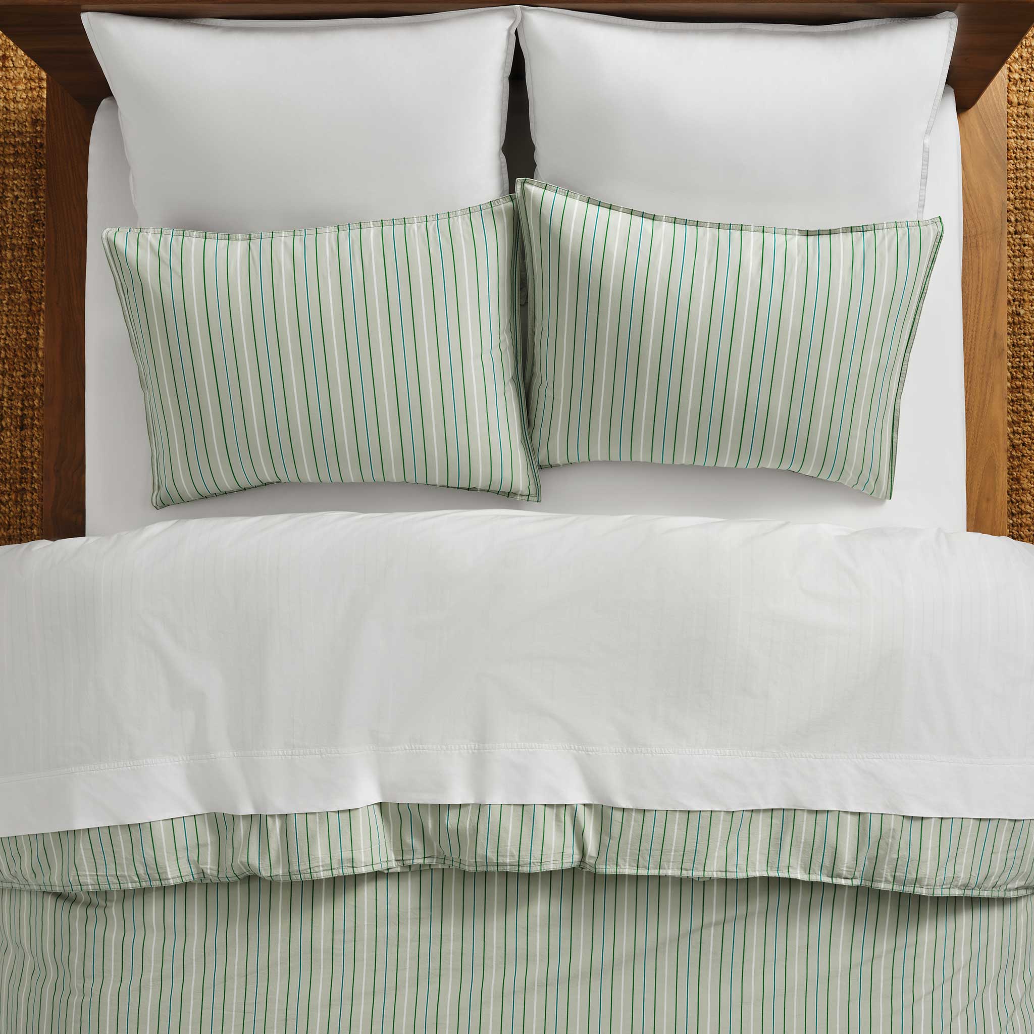 Washed Classic Percale Duvet Set Bundle