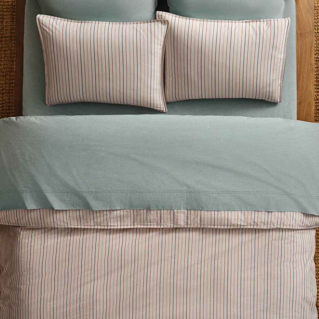 Washed Classic Percale Duvet Set Bundle